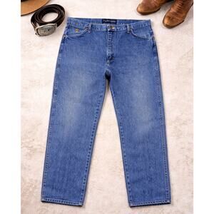 Vtg Wrangler George Strait Cowboy Cut Jeans 38x27 Western Rodeo Denim
